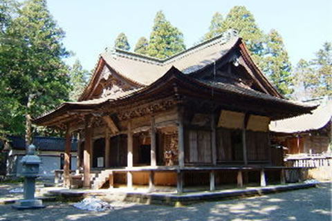 重要文化財 埴生護國八幡宮(銅板一文字葺)